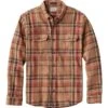 L.L.Bean 1912 Field Flannel Shirt Slightly Fitted Plaid Men's Regular