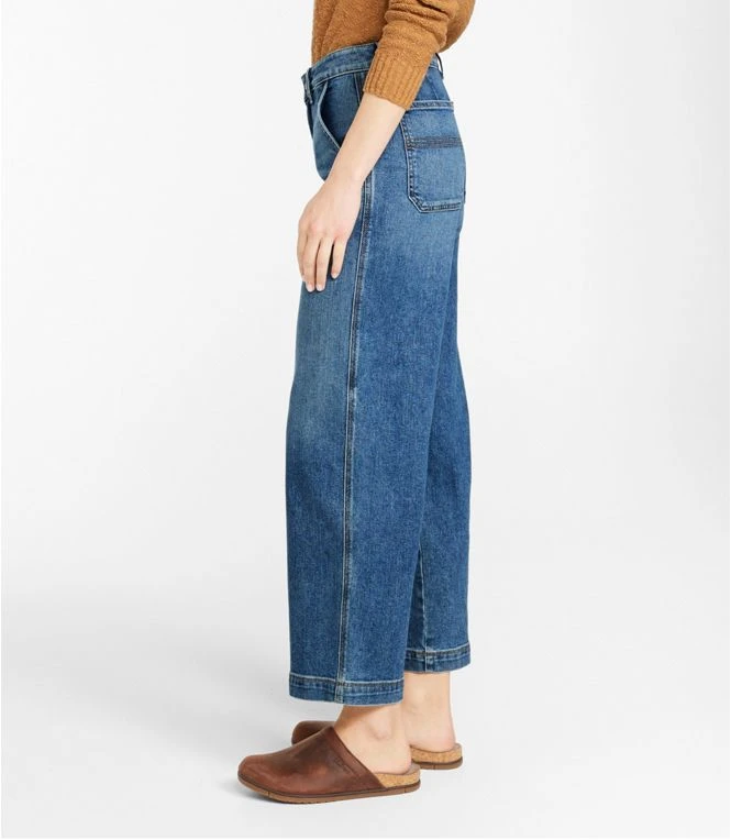 L.L.Bean 207 Vintage High-Rise Wide Leg Jean Women's Regular - Image 2