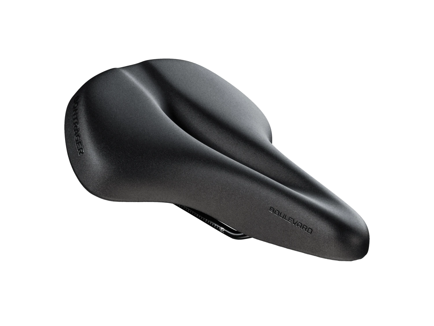 BONTRAGER Boulevard Bike Saddle, Black 225mm 1 BONTRAGER Boulevard Bike Saddle, Black 225mm
