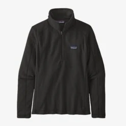 Patagonia W's Micro D 1/4 Zip -Maine Sport Store 26278 BLK