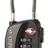 Osprey TSA 3 Dial Cable Lock Black