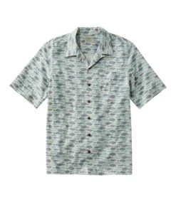 L.L.Bean Tropicwear Shirt Short Sleeve Men's Regular -Maine Sport Store 300229 52457 41