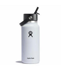Hydro Flask 32 Oz Wide Flex Straw Cap -Maine Sport Store 32ozWideFlexStrawCap white