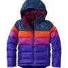 L.L.Bean Bean's Down Jacket Color Block Kids'