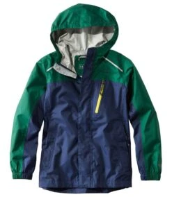 L.L.Bean Trail Model Rain Jacket Color Block Kids' 9 L.L.Bean Trail Model Rain Jacket Color Block Kids' -Maine Sport Store 506972 51881 41