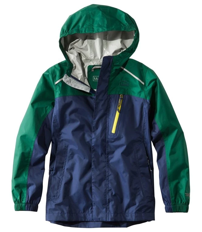 L.L.Bean Trail Model Rain Jacket Color Block Kids' 5 L.L.Bean Trail Model Rain Jacket Color Block Kids' - Image 5