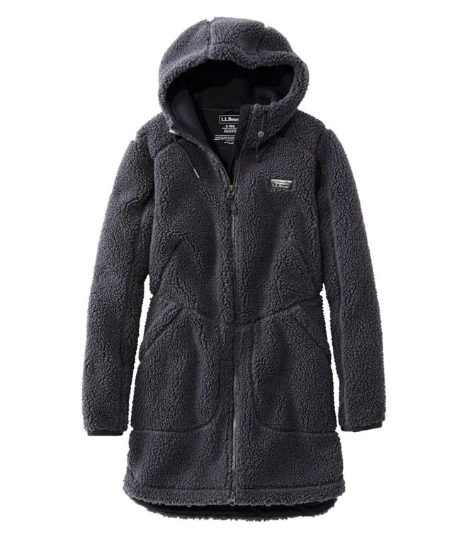L.L.Bean Mountain Pile Fleece Coat Women's Regular 2 L.L.Bean Mountain Pile Fleece Coat Women's Regular - Image 2