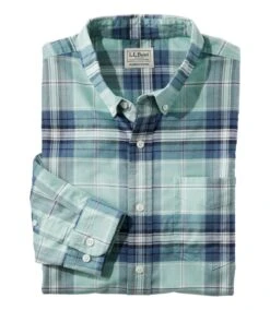 L.L.Bean Comfort Stretch Oxford Long Sleeve Slightly Fitted Men's Regular