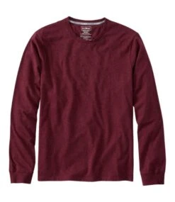 L.L.Bean Comfort Stretch Pima Long Sleeve Tee Shirt Men's Regular 5 L.L.Bean Comfort Stretch Pima Long Sleeve Tee Shirt Men's Regular -Maine Sport Store 512997 1122 41