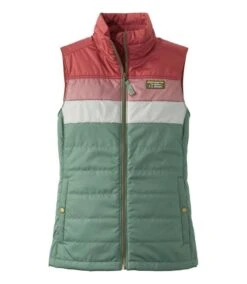 L.L.Bean Mountain Classic Puffer Vest Colorblock Women's Regular -Maine Sport Store 513527 53453 41