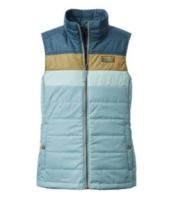 L.L.Bean Mountain Classic Puffer Vest Colorblock Women's Regular -Maine Sport Store 513527 54530 41