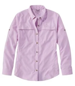L.L.Bean Tropicwear Shirt Long Sleeve Women's Regular