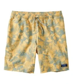 L.L.Bean Vacationland Stretch Swim Trunk 8" Printed Men's Regular