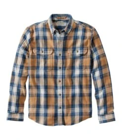 L.L.Bean 1912 Field Flannel Shirt Slightly Fitted Plaid Men's Regular -Maine Sport Store 521057 114 41