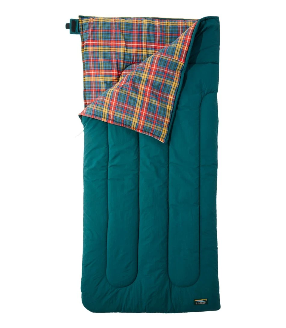 L.L.Bean Flannel Lined Camp Sleeping Bag 40F Regular 2 L.L.Bean Flannel Lined Camp Sleeping Bag 40F Regular - Image 2
