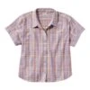 L.L.Bean Day Breeze Short Sleeve Button Front Shirt Women's Regular