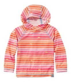 L.L.Bean Everyday SunSmart Stripe Hoodie Tee Little Kids'