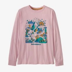 Patagonia K's L/S Regenerative Organic Certified Cotton Graphic T-Shirt -Maine Sport Store 62253 HSLP