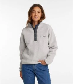 L.L.Bean Bean's Classic Snap Fleece II Pullover Adults
