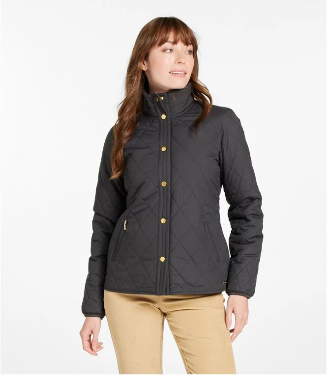 L.L.Bean Bean's Cozy Quilted Jacket Women's Regular 1 L.L.Bean Bean's Cozy Quilted Jacket Women's Regular