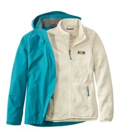 L.L.Bean Bean's Sweater Fleece 3-In-1 Jacket Women's Regular -Maine Sport Store Bean sSweaterFleece3 In 1JacketWomen sRegular truetealsailcloth 2