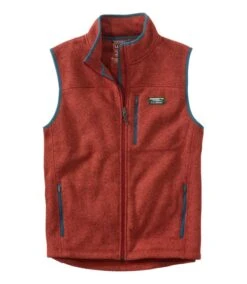 L.L.Bean Bean's Sweater Fleece Vest Men's Regular -Maine Sport Store Bean sSweaterFleeceVestMen sRegular LightMahogany