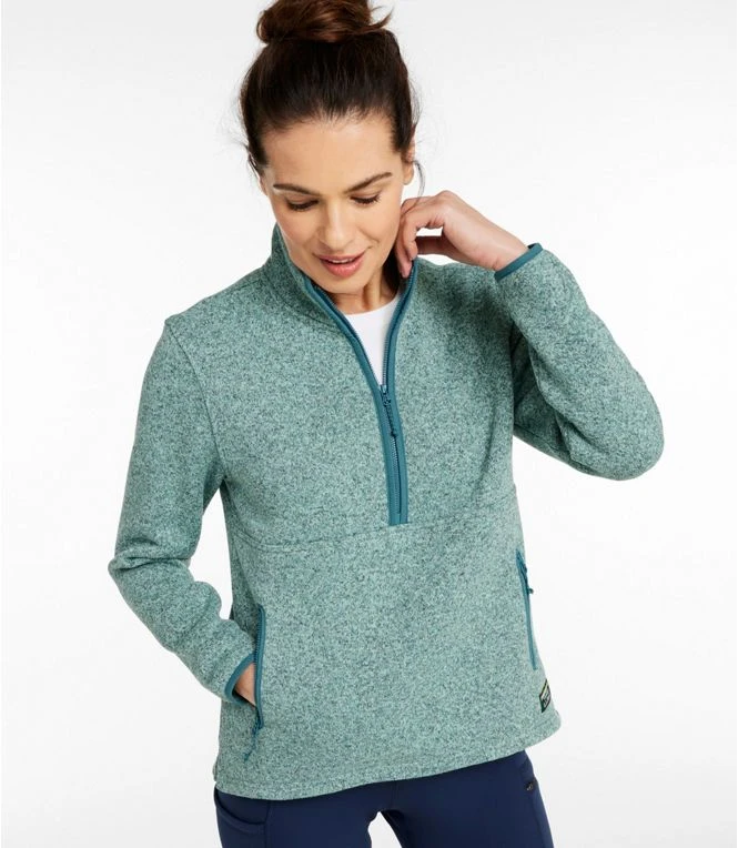L.L.Bean Bean's Sweater Half Zip Pullover Women's Regular 1 L.L.Bean Bean's Sweater Half Zip Pullover Women's Regular