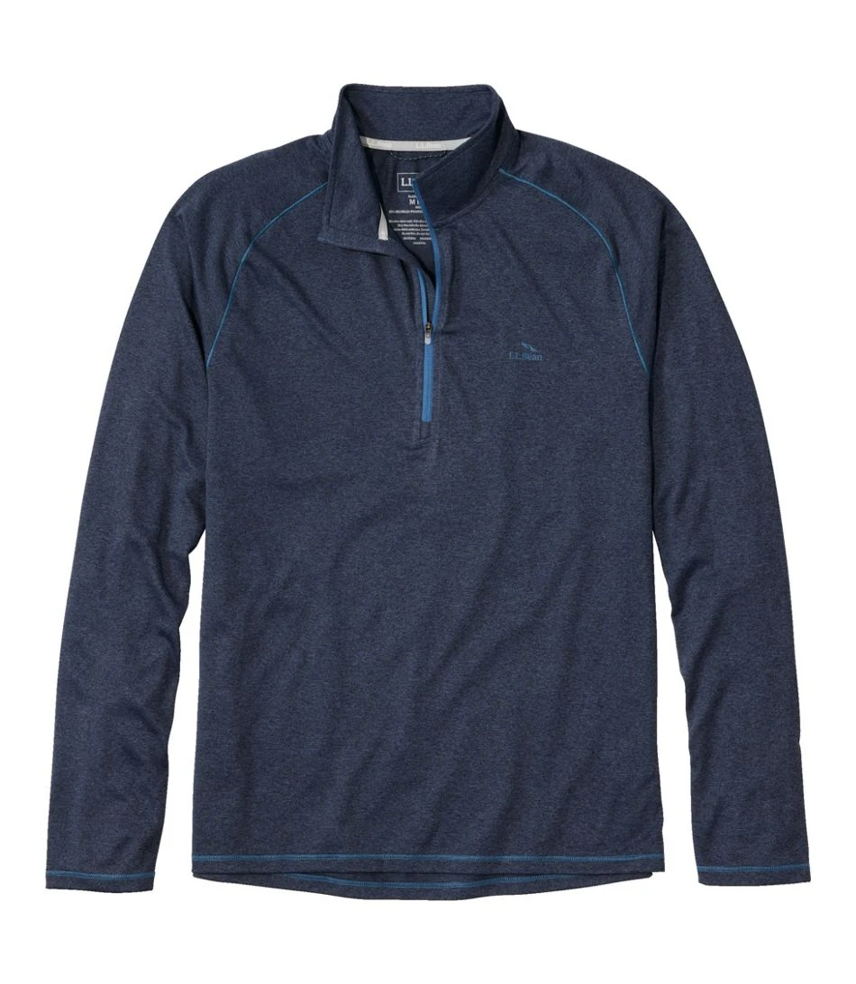 L.L.Bean Bean's Access Trail Tee Quarter-Zip Men's Regular - Image 2