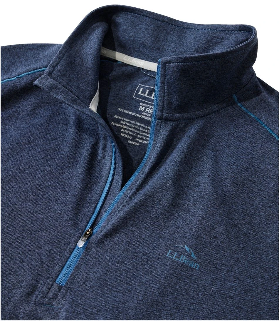 L.L.Bean Bean's Access Trail Tee Quarter-Zip Men's Regular - Image 3