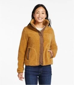 L.L.Bean Bean's Sherpa Fleece Jacket Women's Regular