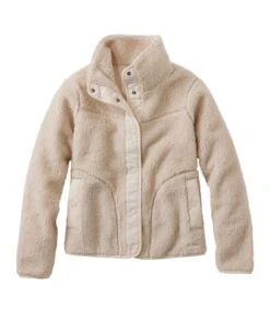 L.L.Bean Bean's Sherpa Fleece Jacket Women's Regular -Maine Sport Store Bean s Sherpa Fleece Jacket Women s Regular Natural 1