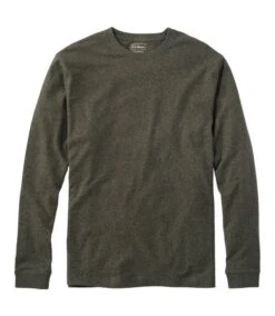 L.L.Bean Carefree Unshrinkable T Shirt Without Pocket Long Sleeve Men's Regular -Maine Sport Store CarefreeUnshrinkableTShirtWithoutPocketLongSleeveMen sRegular MountainSpruceHeather