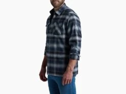 KUHL Dillingr Flannel LS -Maine Sport Store DillingrFlannelLS IRonGrey 3
