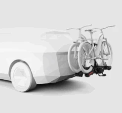 Thule Epos 2-bike Platform Hitch Bike Rack Black/aluminum -Maine Sport Store Epos 2 bike platform hitch bike rack 1