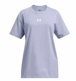 Under Armour Girls' UA Campus Oversize Lockup Short Sleeve