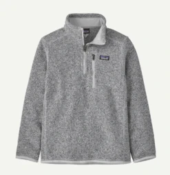 Patagonia K's Better Sweater 1/4 Zip -Maine Sport Store K s Better Sweater 1 4 Zip BirchWhite