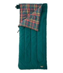 L.L.Bean Flannel Lined Camp Sleeping Bag 40 Kids'