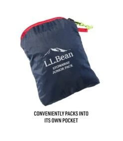L.L.Bean Stowaway Pack Kids' -Maine Sport Store L.L.BeanStowawayPackKids BrightNacy 4