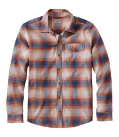 L.L.Bean M's Mountainside Brushed Performance Shirt -Maine Sport Store M sMountainsideBrushedPerformanceShirt DarkMarineBlue