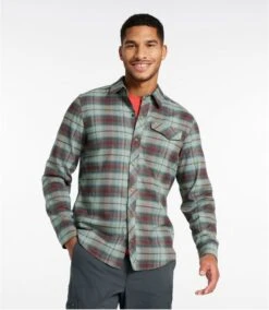 L.L.Bean M's Mountainside Brushed Performance Shirt