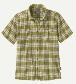 Maine Sport Store -Maine Sport Store M s Back Step Shirt SunglightGrazeGreen 2