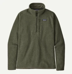 Patagonia M's Better Sweater 1/4 Zip -Maine Sport Store M s Better Sweater 1 4 Zip IndustrialGreen