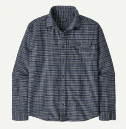 Patagonia M's L/S LW Fjord Flannel Shirt -Maine Sport Store M s L S LW Fjord Flannel Shirt TracksSunkenBlue