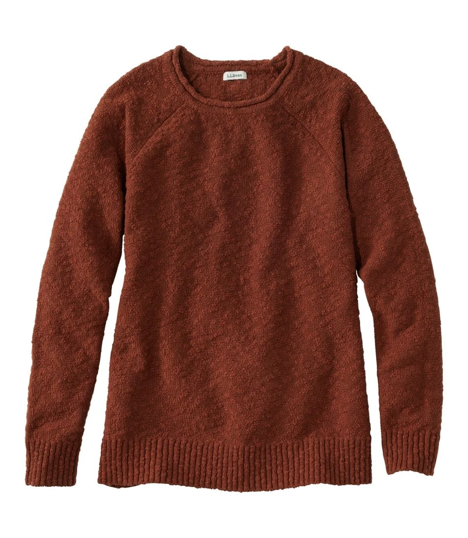 L.L.Bean Midweight Cotton Slub Rollneck Pullover Women's Regular 1 L.L.Bean Midweight Cotton Slub Rollneck Pullover Women's Regular