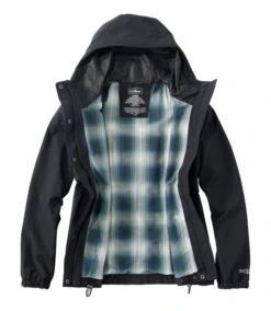 L.L.Bean Mountain Classic Rain Jacket Women's Regular -Maine Sport Store Mountain Classic Rain Jacket Women s Regular Black 3