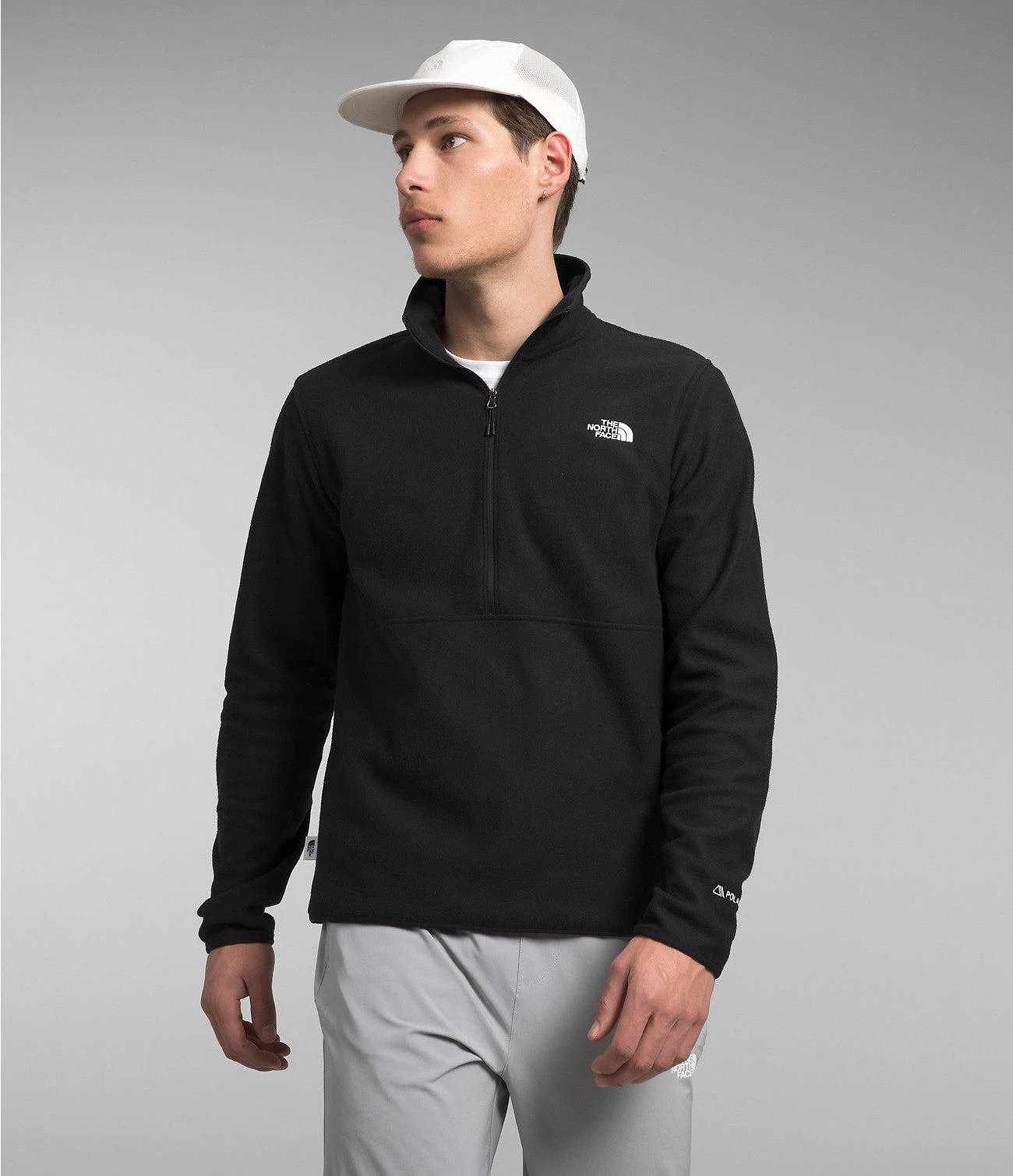 The North Face Men's Alpine Polartec 100 1/2 Zip 2 The North Face Men's Alpine Polartec 100 1/2 Zip - Image 2