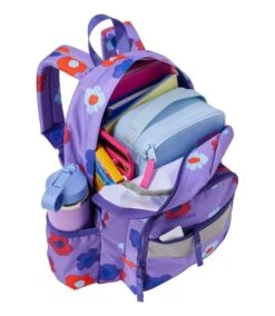 L.L.Bean Original Bookpack JR II Print -Maine Sport Store OriginalBookpackJRIIPrint AlpineAsterDaisy 4