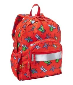 L.L.Bean Original Bookpack JR II Print -Maine Sport Store OriginalBookpackJRIIPrint orangebug