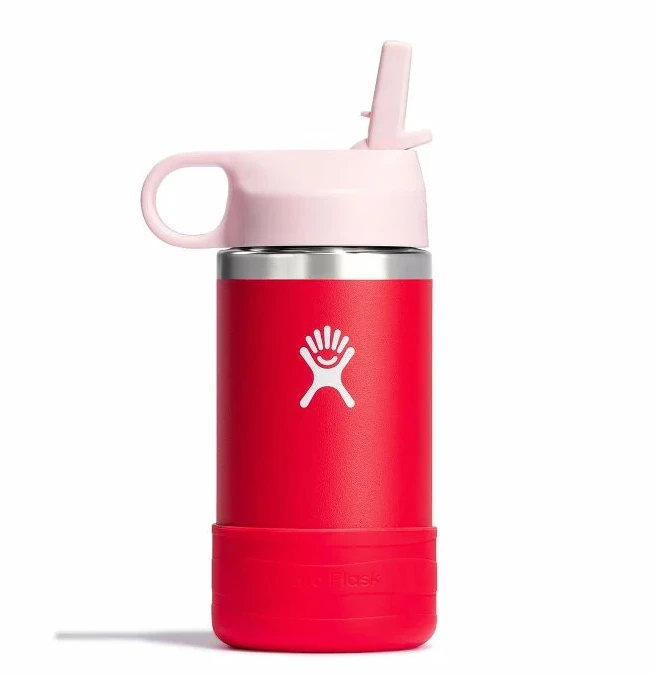 Hydro Flask 12 Oz Kids Wide Mouth W/ Straw Lid & Boot 3 Hydro Flask 12 Oz Kids Wide Mouth W/ Straw Lid & Boot - Image 3