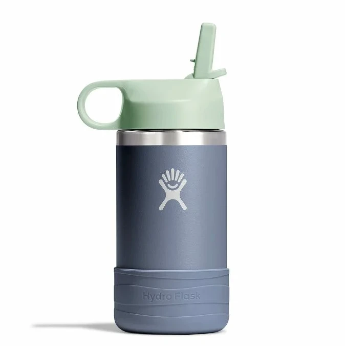 Hydro Flask 12 Oz Kids Wide Mouth W/ Straw Lid & Boot 4 Hydro Flask 12 Oz Kids Wide Mouth W/ Straw Lid & Boot - Image 4